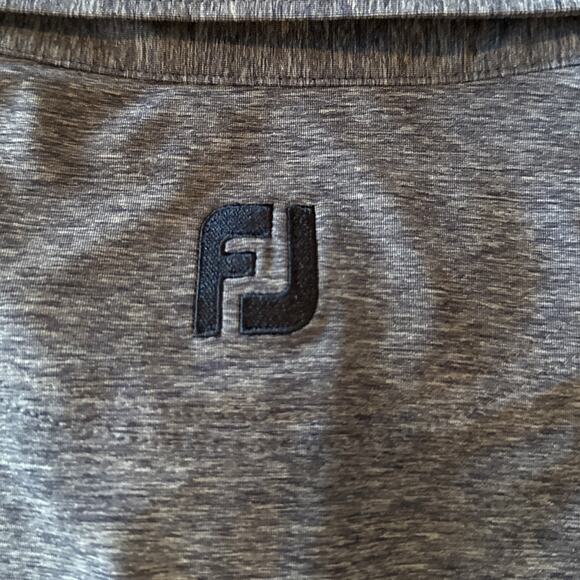Footjoy FJ Mens Classic Performance Golf Polo Shirt Size Large Embroidered Logo - Picture 8 of 8